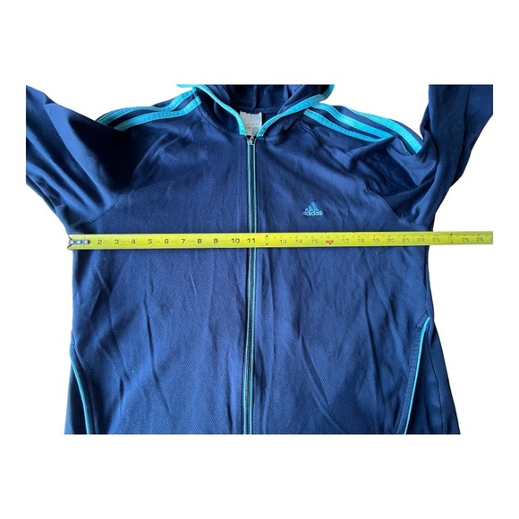 Vintage Adidas Full Zip Hoodie, Large Y2K 90s - Picture 5 of 8